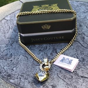Never Worn: Juicy Couture Heart Locket Necklace
